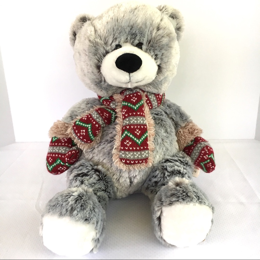 Hugfun International Gray Teddy Bear 19" Plush Toy